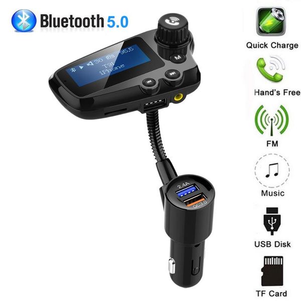 bluetooth mp3 fm transmitter receiver 12v modulator wireless vehicle adapter 3 usb port aux qc3.0 tf1.8 inch display
bluetooth mp3 fm transmitter receiver 12v modulator wireless vehicle adapter 3 usb port aux qc3.0 tf1.8 inch display