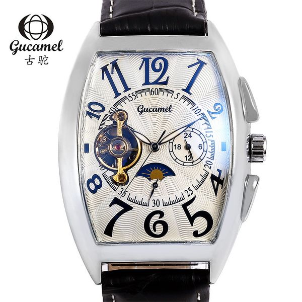 gu туо горячего вина bucket набор кожа мужские часы morning star tourbillon back end автоматические механические часы, Slivery;brown
gu туо горячего вина bucket набор кожа мужские часы morning star tourbillon back end автоматические механические часы, Slivery;brown