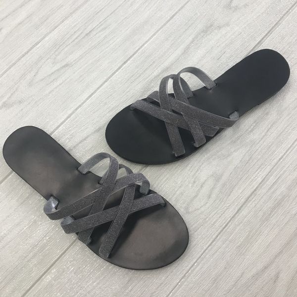 2020 fashion slippers sparkle diamond flat cross belt2020 fashion slippers sparkle diamond flat cross belt, Black
2020 fashion slippers sparkle diamond flat cross belt2020 fashion slippers sparkle diamond flat cross belt, Black