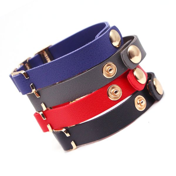2019 fashion geometric chain punk leather bracelet temperament character ornaments restoring ancient ways jewelry, White
2019 fashion geometric chain punk leather bracelet temperament character ornaments restoring ancient ways jewelry, White