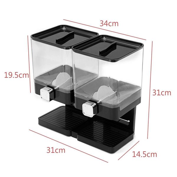 double cereal dispenser storage container dry food snack kitchen canister fresh for kitchen storage food bottle other home storage organiz
double cereal dispenser storage container dry food snack kitchen canister fresh for kitchen storage food bottle other home storage organiz