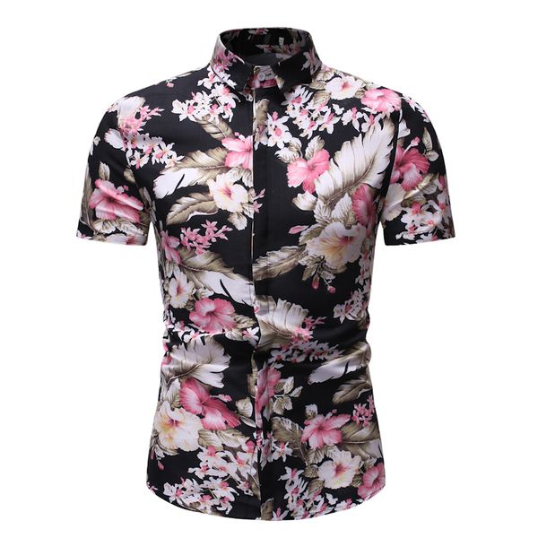 fashion floral hawaiian shirt men 2019 brand new summer short sleeve beach hawaii shirt mens casual holiday party shirts chemise, White;black
fashion floral hawaiian shirt men 2019 brand new summer short sleeve beach hawaii shirt mens casual holiday party shirts chemise, White;black