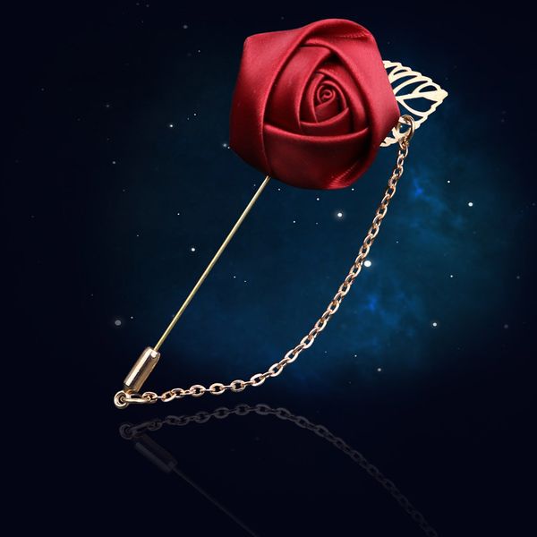 men's suits gold leaves roses brooches corsage flowers long needle with chain handmade lapel pin brooch, Gray
men's suits gold leaves roses brooches corsage flowers long needle with chain handmade lapel pin brooch, Gray