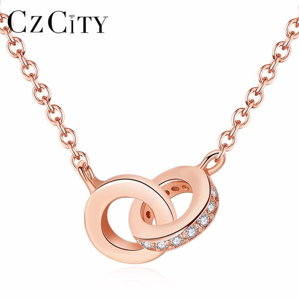 czcity zircon double circle 925 sterling silver fashion necklaces & pendants for women silver pendant jewelry party gift
czcity zircon double circle 925 sterling silver fashion necklaces & pendants for women silver pendant jewelry party gift