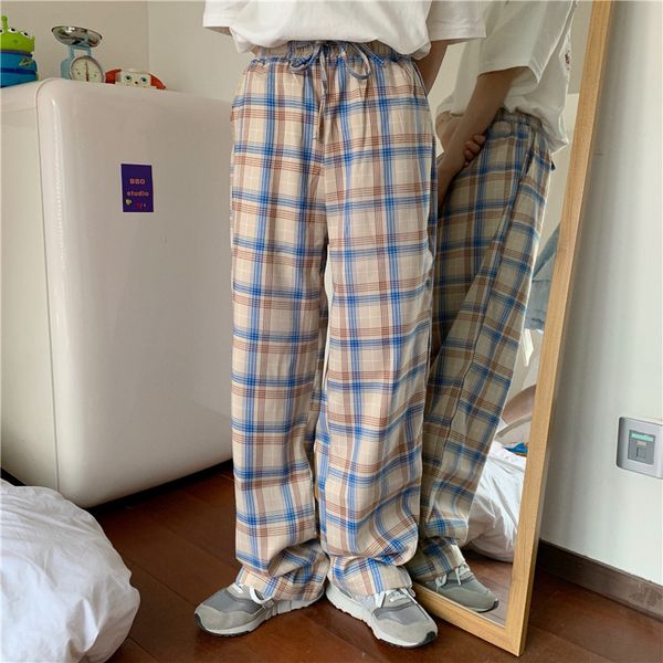 2020 summer new plaid casual pants female ins pants teen girls loose sweet trousers student high waist wide leg korean, Black;white
2020 summer new plaid casual pants female ins pants teen girls loose sweet trousers student high waist wide leg korean, Black;white