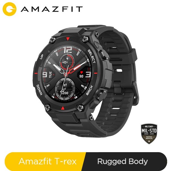 Новый 2020 CES Amazfit T рекс T-рекс SmartWatch Contrl Музыка 5ATM умные часы GPS / ГЛОНАСС 20days battry жизн
Новый 2020 CES Amazfit T рекс T-рекс SmartWatch Contrl Музыка 5ATM умные часы GPS / ГЛОНАСС 20days battry жизн
