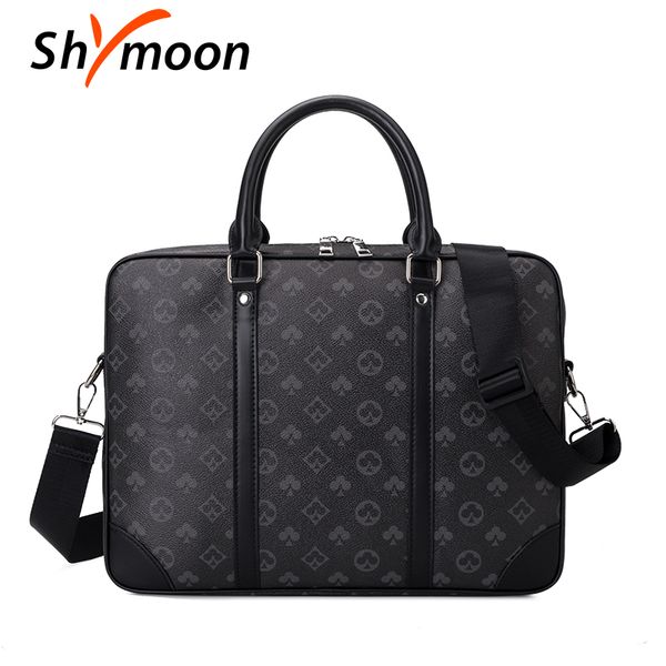shymoon new design 14 inch lapbriefcase business handbag for men large capacity women messenger shoulder bag
shymoon new design 14 inch lapbriefcase business handbag for men large capacity women messenger shoulder bag
