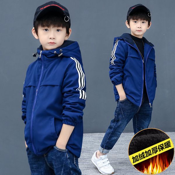 children's clothing boy coat autumn and winter plus velvet children's jacket cotton coat new thickened jacket cotton clothes, Blue;gray
children's clothing boy coat autumn and winter plus velvet children's jacket cotton coat new thickened jacket cotton clothes, Blue;gray