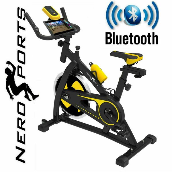 BLUETOOTH Nero Спорт Велотренажер цикл Крытый Обучение 12кг Spinning Маховик
BLUETOOTH Nero Спорт Велотренажер цикл Крытый Обучение 12кг Spinning Маховик
