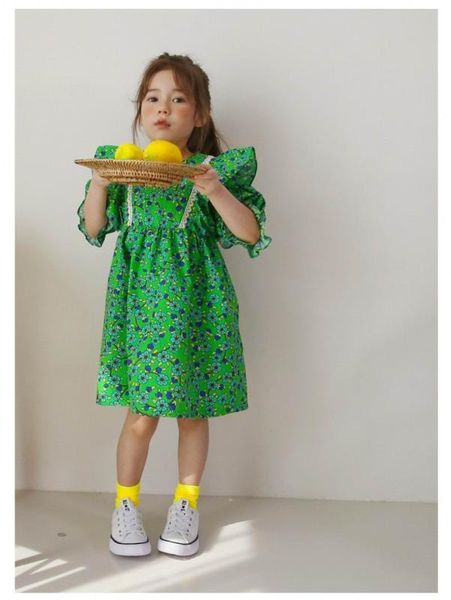 floral girl dress 2020 summer new green printing cotton flare sleeve princess dress kids clothes 2-10years e20662, Red;yellow
floral girl dress 2020 summer new green printing cotton flare sleeve princess dress kids clothes 2-10years e20662, Red;yellow