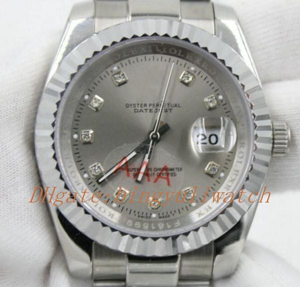 new factory dj silver oyst flt rg / ss silver thick lume thick lume sapphire mechanical gray dial bezel automatic movement men watch watches, Slivery;brown
new factory dj silver oyst flt rg / ss silver thick lume thick lume sapphire mechanical gray dial bezel automatic movement men watch watches, Slivery;brown