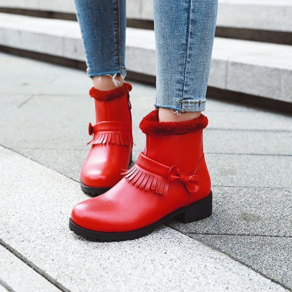 snow boots for women waterproof winter hick fur slip-resistant girls boots female botas mujer red black small size 32-43 d-53
snow boots for women waterproof winter hick fur slip-resistant girls boots female botas mujer red black small size 32-43 d-53