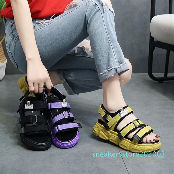 sneaker sandals women summer thick bottom sandals wedge hollow outdoor women sandals cool platform shoes women beach shoes s03, Black
sneaker sandals women summer thick bottom sandals wedge hollow outdoor women sandals cool platform shoes women beach shoes s03, Black