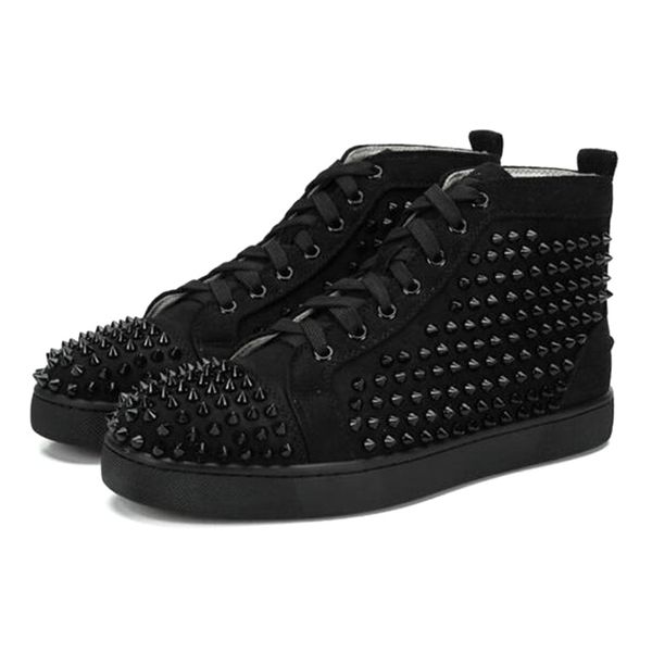 2020 men women designer luxury spikes sneaker red triple black white suede leather fashion mens flats bottoms shoe size 36-47 cs03
2020 men women designer luxury spikes sneaker red triple black white suede leather fashion mens flats bottoms shoe size 36-47 cs03