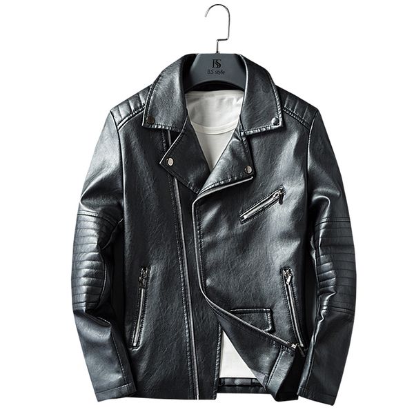 2019 autumn new causal pu leather jacket coat men motorcycle mens spring fashion masculinas windproof jackets overcoat male k208, Black
2019 autumn new causal pu leather jacket coat men motorcycle mens spring fashion masculinas windproof jackets overcoat male k208, Black