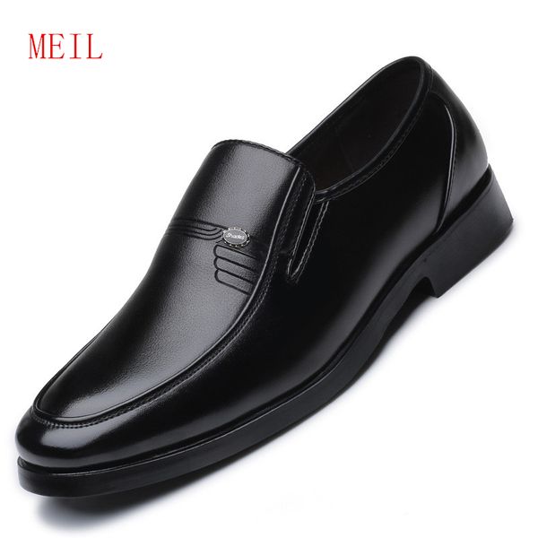 size 38-48 men formal shoes mens slip-on shoes pu leather brown black elastic band men dress office party wedding
size 38-48 men formal shoes mens slip-on shoes pu leather brown black elastic band men dress office party wedding