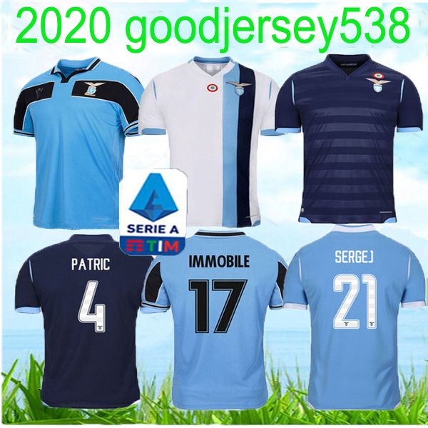 19 20 120th lazio soccer jerseys 120-years anniversary 2019 2020 maglie special edition immobile luis bastos alberto sergej football shirts, Black;yellow
19 20 120th lazio soccer jerseys 120-years anniversary 2019 2020 maglie special edition immobile luis bastos alberto sergej football shirts, Black;yellow