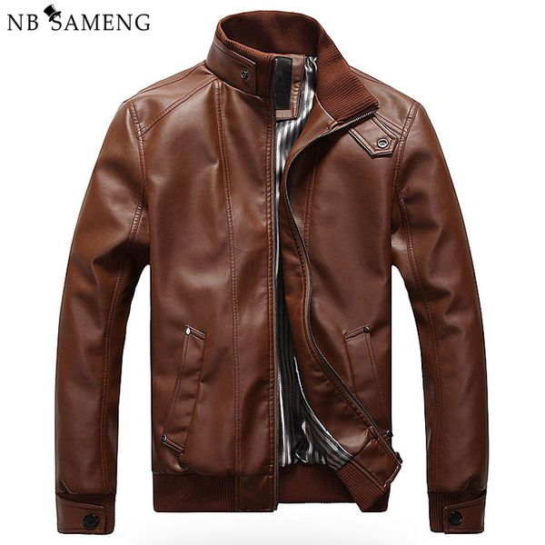 2017 new fashion male leather jacket plus size m-xxxl black brown mens mandarin collar pu coats 13m0719
2017 new fashion male leather jacket plus size m-xxxl black brown mens mandarin collar pu coats 13m0719