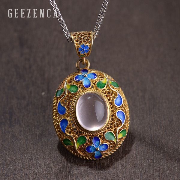 925 sterling silver gemstone crystal handmade craft cloisonne pendants fine jewelry women vintage luxury pendant party trendy
925 sterling silver gemstone crystal handmade craft cloisonne pendants fine jewelry women vintage luxury pendant party trendy