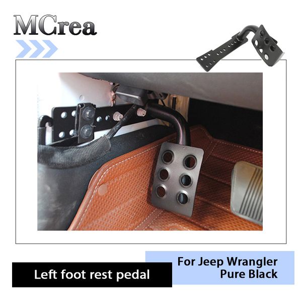 mcrea auto stainless steel left foot rest kick pedal for wrangler jk 2017 2016-2007 car styling modification accessories
mcrea auto stainless steel left foot rest kick pedal for wrangler jk 2017 2016-2007 car styling modification accessories