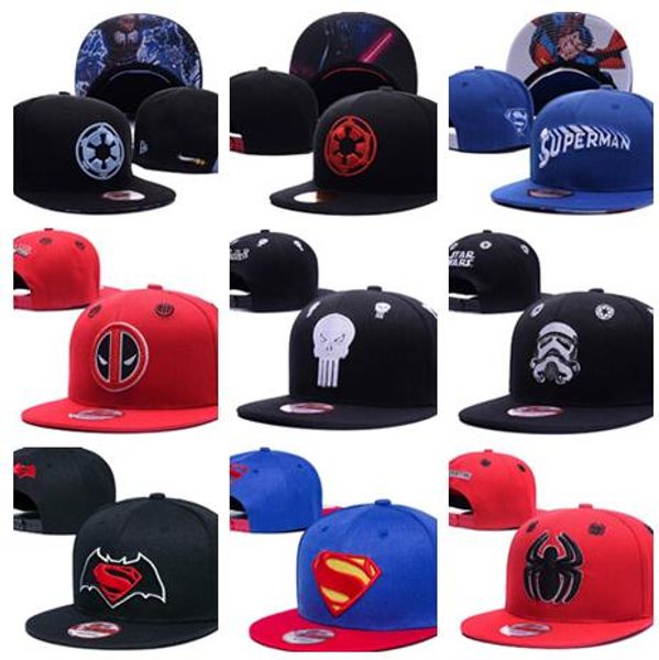 MARVEL шапки человек-паук бэтмен супермен шляпы толкатель шляпа Snapback мужчины женщин
MARVEL шапки человек-паук бэтмен супермен шляпы толкатель шляпа Snapback мужчины женщин