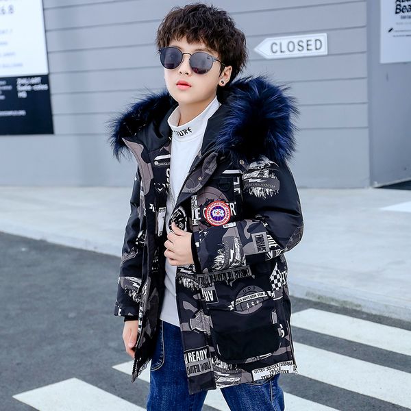 toddler boys girls clothes fashion print parkas medium and long section kid winter coat rich fur 5-12 t children outerwear, Blue;gray
toddler boys girls clothes fashion print parkas medium and long section kid winter coat rich fur 5-12 t children outerwear, Blue;gray