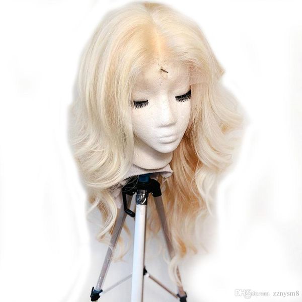 613 blond color wavy 360 lace frontal human hair wig with baby hair pre plucked brazilian hair wig for black women remy wig 
613 blond color wavy 360 lace frontal human hair wig with baby hair pre plucked brazilian hair wig for black women remy wig