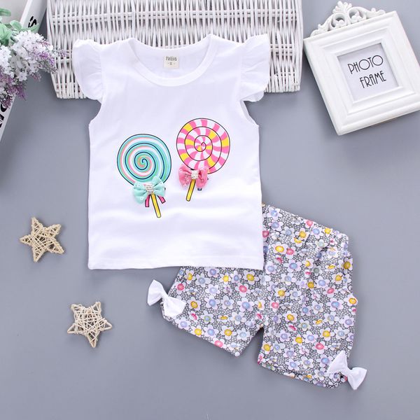 baby girls summer clothing set flying sleeve candy clothes set for girls cotton t shirt and short pant 2pcs baby, White
baby girls summer clothing set flying sleeve candy clothes set for girls cotton t shirt and short pant 2pcs baby, White