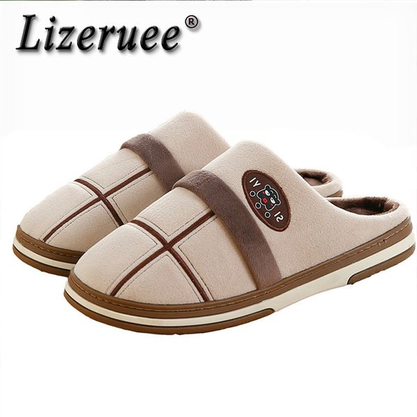 lizeruee size 49 men indoor slippers winter plus-size men shoes cotton soft fur slippers anti-slip home warm mules ws280, Black 
lizeruee size 49 men indoor slippers winter plus-size men shoes cotton soft fur slippers anti-slip home warm mules ws280, Black