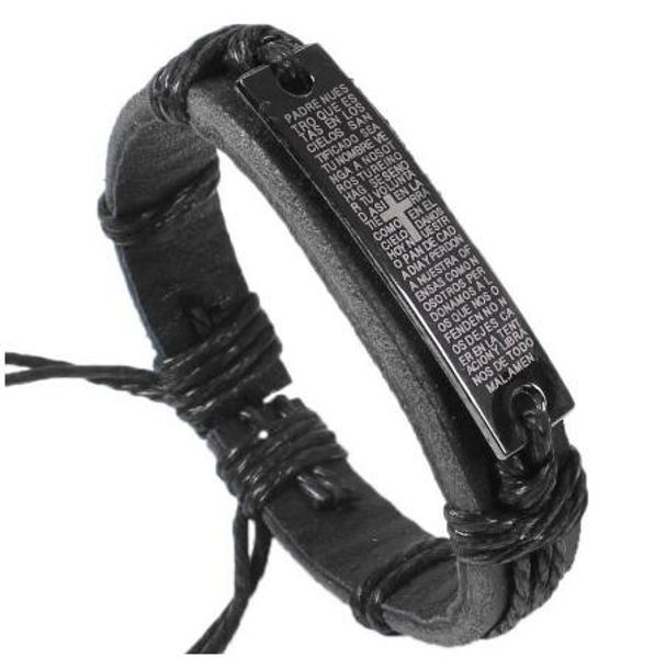 designer bracelts jewelryeuropean and american cross scripture bracelet religious manual laser leather jewelry jewelry manufacturer bracelet, Golden;silver
designer bracelts jewelryeuropean and american cross scripture bracelet religious manual laser leather jewelry jewelry manufacturer bracelet, Golden;silver