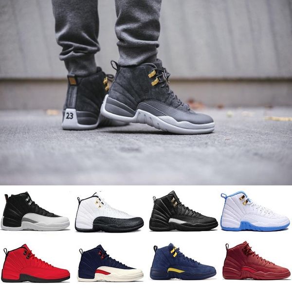 with box 12 12s white gym red wntr the master basketball shoes new men women taxi flu game french blue cny sneakers
with box 12 12s white gym red wntr the master basketball shoes new men women taxi flu game french blue cny sneakers