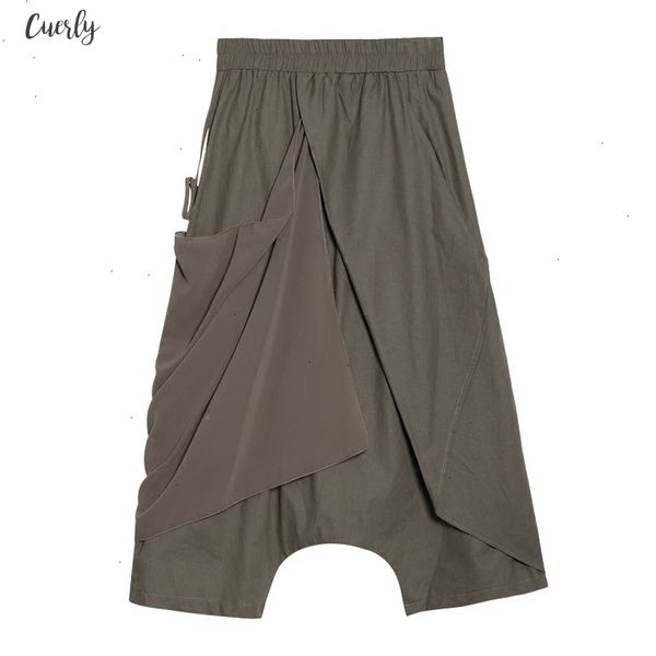 new high spring 2020 elastic waist black fold bandage stitch loose long cross pants women trousers fashion jf897, Black;white
new high spring 2020 elastic waist black fold bandage stitch loose long cross pants women trousers fashion jf897, Black;white