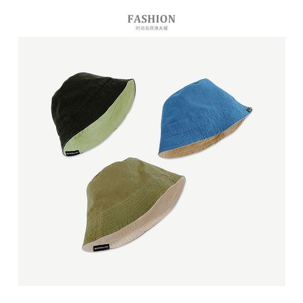 women spring and summer hats double-sided wearing fisherman hats casual sunshade sunscreen bucket men and women
women spring and summer hats double-sided wearing fisherman hats casual sunshade sunscreen bucket men and women