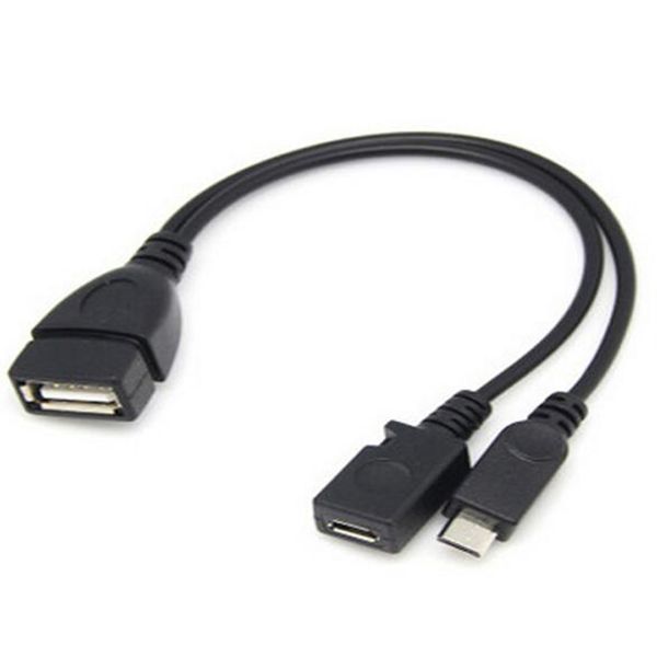 21cm black 2 in 1 otg micro usb host power y splitter usb adapter to micro 5 pin male female cable
21cm black 2 in 1 otg micro usb host power y splitter usb adapter to micro 5 pin male female cable