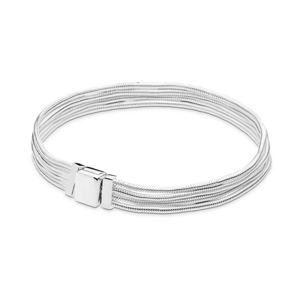 real 925 sterling silver reflexions multi snake chain bracelet charm fits european charm beads diy making 2020, Golden;silver
real 925 sterling silver reflexions multi snake chain bracelet charm fits european charm beads diy making 2020, Golden;silver