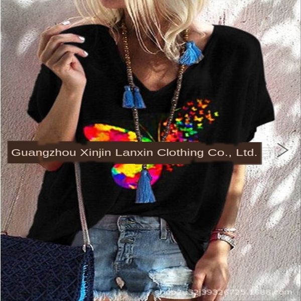 2020 color large size loose v-neck short sleeve t-shirt female 2020 candy candy color large size loose v-neck short sleeve t-shirt female, White
2020 color large size loose v-neck short sleeve t-shirt female 2020 candy candy color large size loose v-neck short sleeve t-shirt female, White