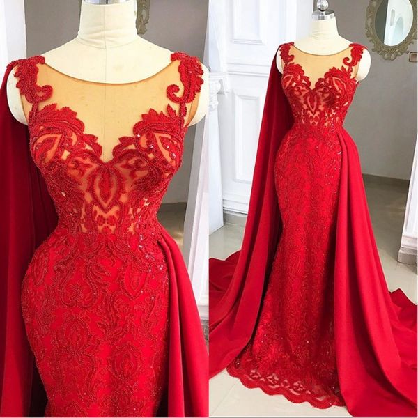 2020 red sheer illusion prom dresses with wrap crystal pearls full lace applique evening gowns plus size runway dress
2020 red sheer illusion prom dresses with wrap crystal pearls full lace applique evening gowns plus size runway dress