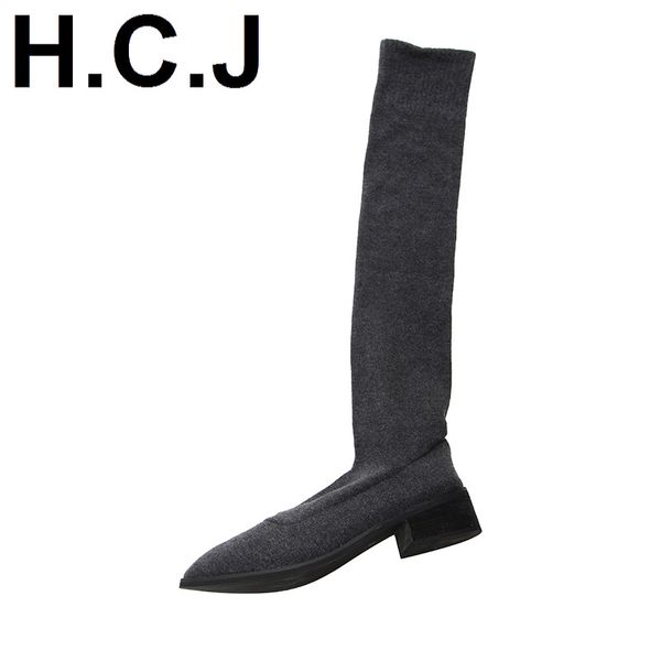2020 women boots autumn winter over the knee boots fashion knitting stretch woolen sock high heel female thigh high, Black
2020 women boots autumn winter over the knee boots fashion knitting stretch woolen sock high heel female thigh high, Black