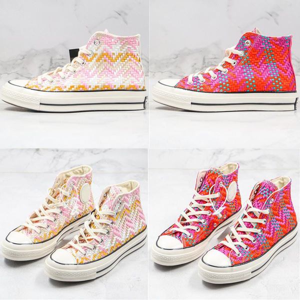 new color woven canvas shoes hand-woven high-pink red purple 1970s ladies casual skateboard shoes 35-39
new color woven canvas shoes hand-woven high-pink red purple 1970s ladies casual skateboard shoes 35-39