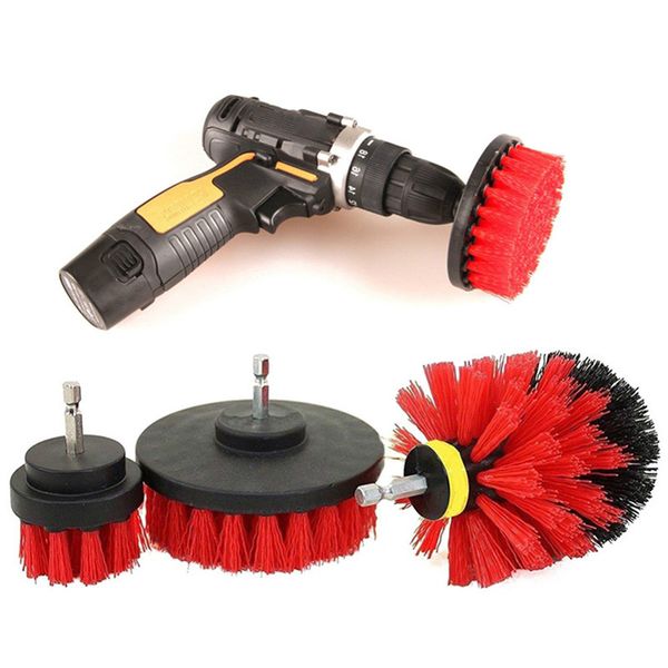 3pcs red power scrub brush power scrubber brush set bathroom drill for cordless drill attachment kit car interiors cleaning tool
3pcs red power scrub brush power scrubber brush set bathroom drill for cordless drill attachment kit car interiors cleaning tool