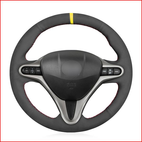 black suede hand sew steering wheel cover for honda civic civic 8 2006 2007 2008-2010 2011 (3-spoke) accessories
black suede hand sew steering wheel cover for honda civic civic 8 2006 2007 2008-2010 2011 (3-spoke) accessories
