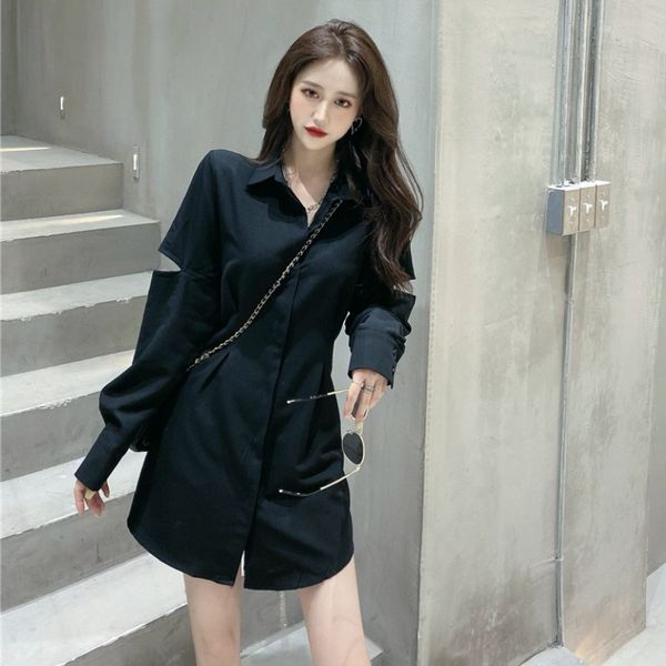 nana fashion womens clothing store design sense minority back crystal lace-up temperament hepburn style shirt dress western style, White;black
nana fashion womens clothing store design sense minority back crystal lace-up temperament hepburn style shirt dress western style, White;black