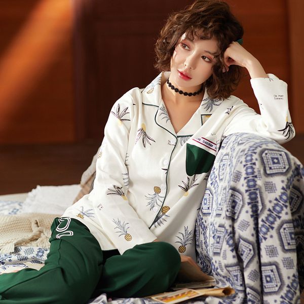 woman pajama sets 2019 spring cotton cute pajamas color soft breathable print fruits cute casual cotton women, Blue;gray
woman pajama sets 2019 spring cotton cute pajamas color soft breathable print fruits cute casual cotton women, Blue;gray