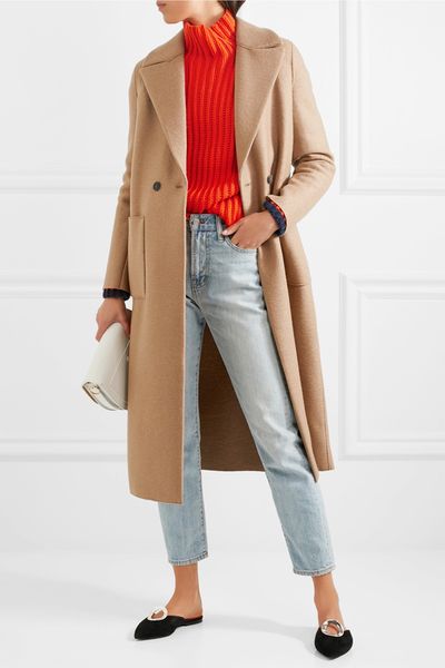 new uk 2019 spring winter women notched large pocket wool long coat female woolen outerwear manteau femme abrigos mujer, Black
new uk 2019 spring winter women notched large pocket wool long coat female woolen outerwear manteau femme abrigos mujer, Black