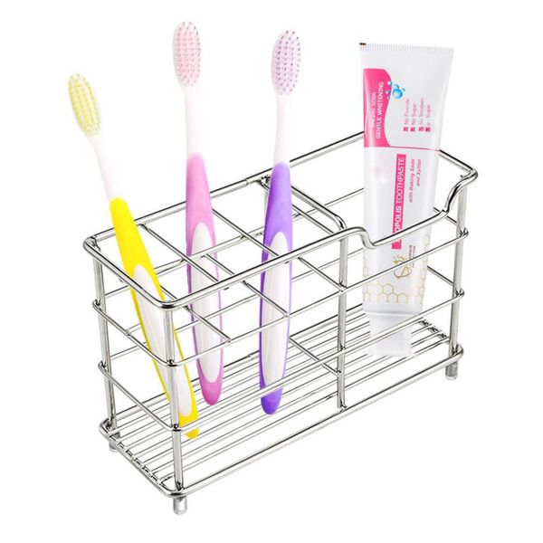 stainless steel multifunction toothbrush holder toothpaste razor stand rack bathroom useful organizer
stainless steel multifunction toothbrush holder toothpaste razor stand rack bathroom useful organizer