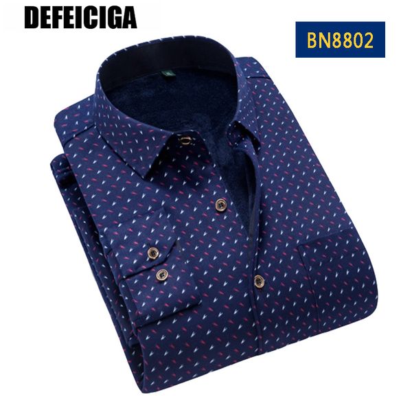 2019 fashion men's shirt blouse man winter thick warm print lattice plus size thickening new warm shirt, White;black
2019 fashion men's shirt blouse man winter thick warm print lattice plus size thickening new warm shirt, White;black