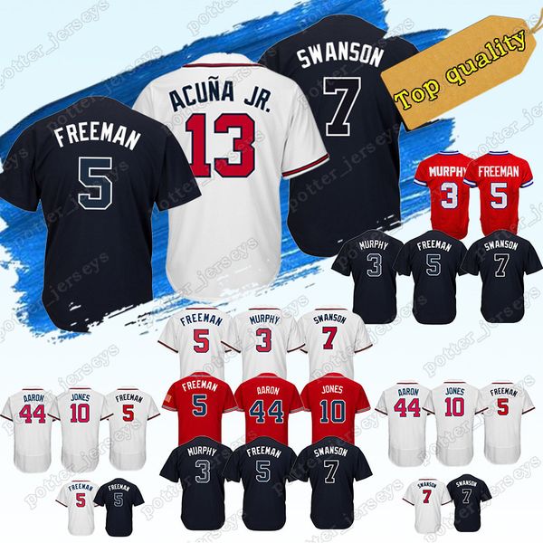 HOT Atlanta Jersey Braves Baseball Jerseys 5 Freddie Freeman 10 Chipper Jones 13 Ronald Acuna Jr.3 Dale Murphy 44# Jersey
HOT Atlanta Jersey Braves Baseball Jerseys 5 Freddie Freeman 10 Chipper Jones 13 Ronald Acuna Jr.3 Dale Murphy 44# Jersey