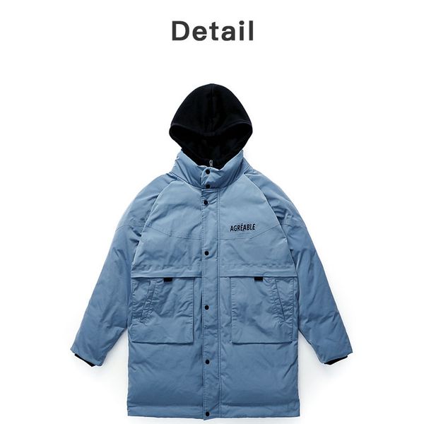 mens designer long down coat fashion letters embroidery jackets hiphop stars niche brand windproof clothes for winter outdoor hiphop wear, Black
mens designer long down coat fashion letters embroidery jackets hiphop stars niche brand windproof clothes for winter outdoor hiphop wear, Black