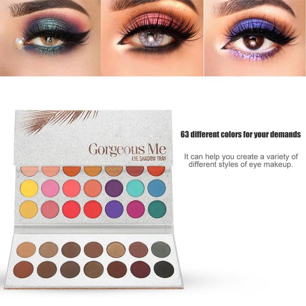 beauty glazed longlasting glitter eyeshadow pallete with 63 different colors pearlescent matte eyeshadow cosmetic makeup palette
beauty glazed longlasting glitter eyeshadow pallete with 63 different colors pearlescent matte eyeshadow cosmetic makeup palette