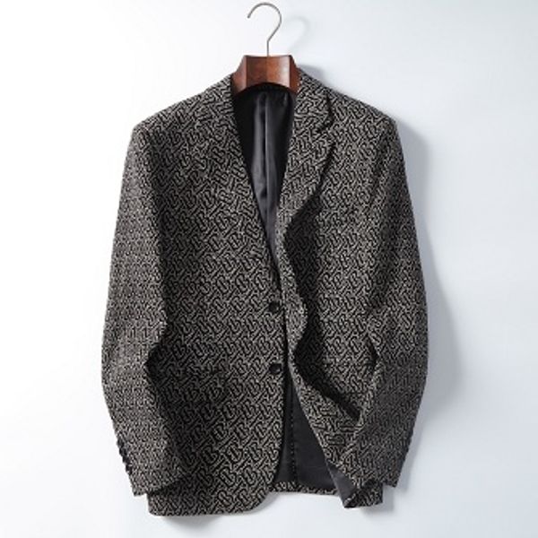 men blazer masculino slim fit autumn men's suit fashionable dark pattern gentleman suit jacket terno masculino sei 48-56, Black
men blazer masculino slim fit autumn men's suit fashionable dark pattern gentleman suit jacket terno masculino sei 48-56, Black